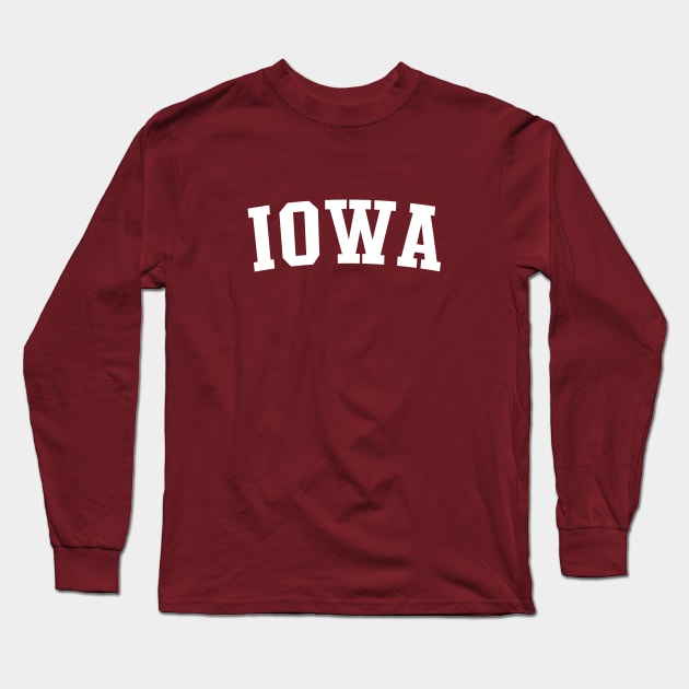 Iowa Long Sleeve T-Shirt by Novel_Designs